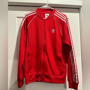 Adidas originals red jacket